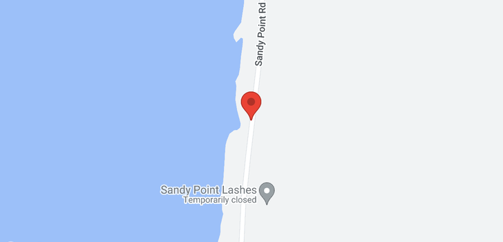 map of Lot Sandy Point Road